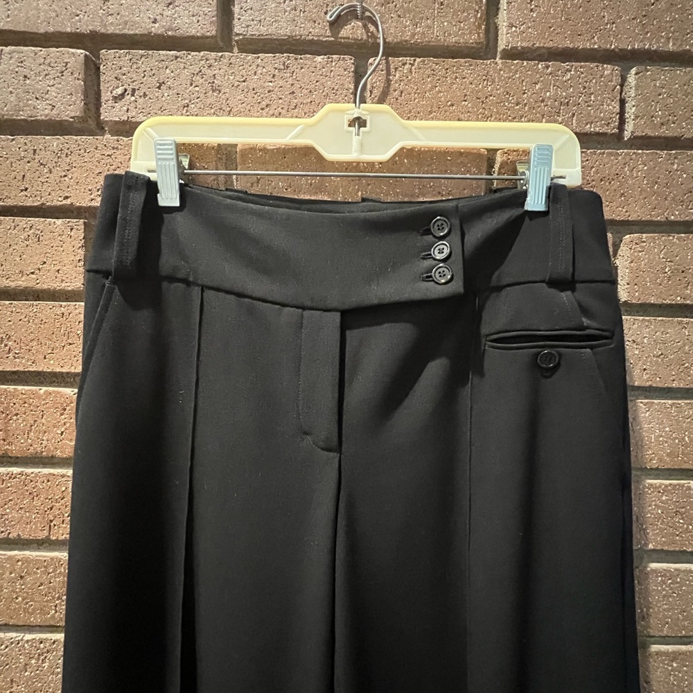 BCBG wide leg dress trousers.